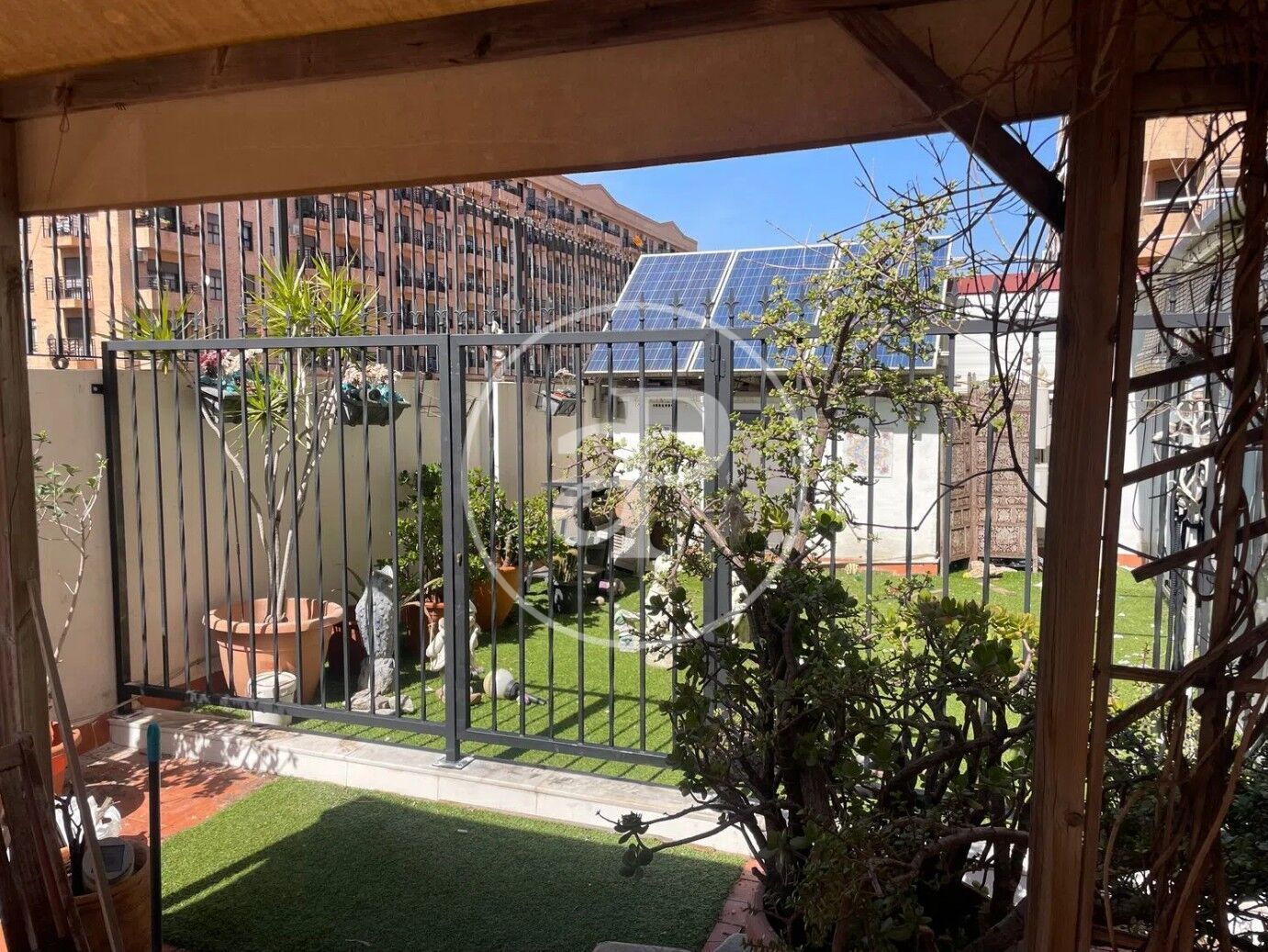 Jardí de Pis de lloguer en  Valencia Capital amb Aire condicionat, Calefacció i Terrassa