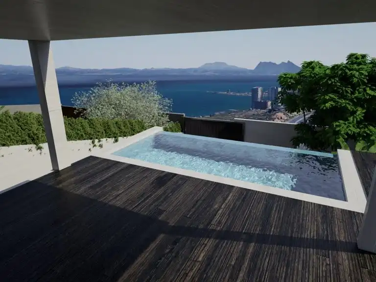Piscina de Residencial en venta en Torreguadiaro - San Diego