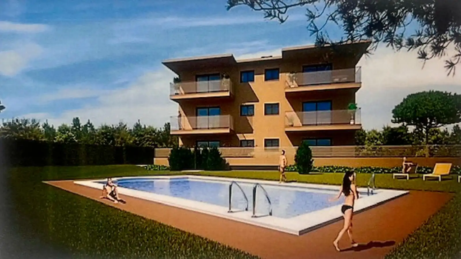 Swimming pool of Flat for sale in Pals  with Air Conditioner, Heating and Terrace