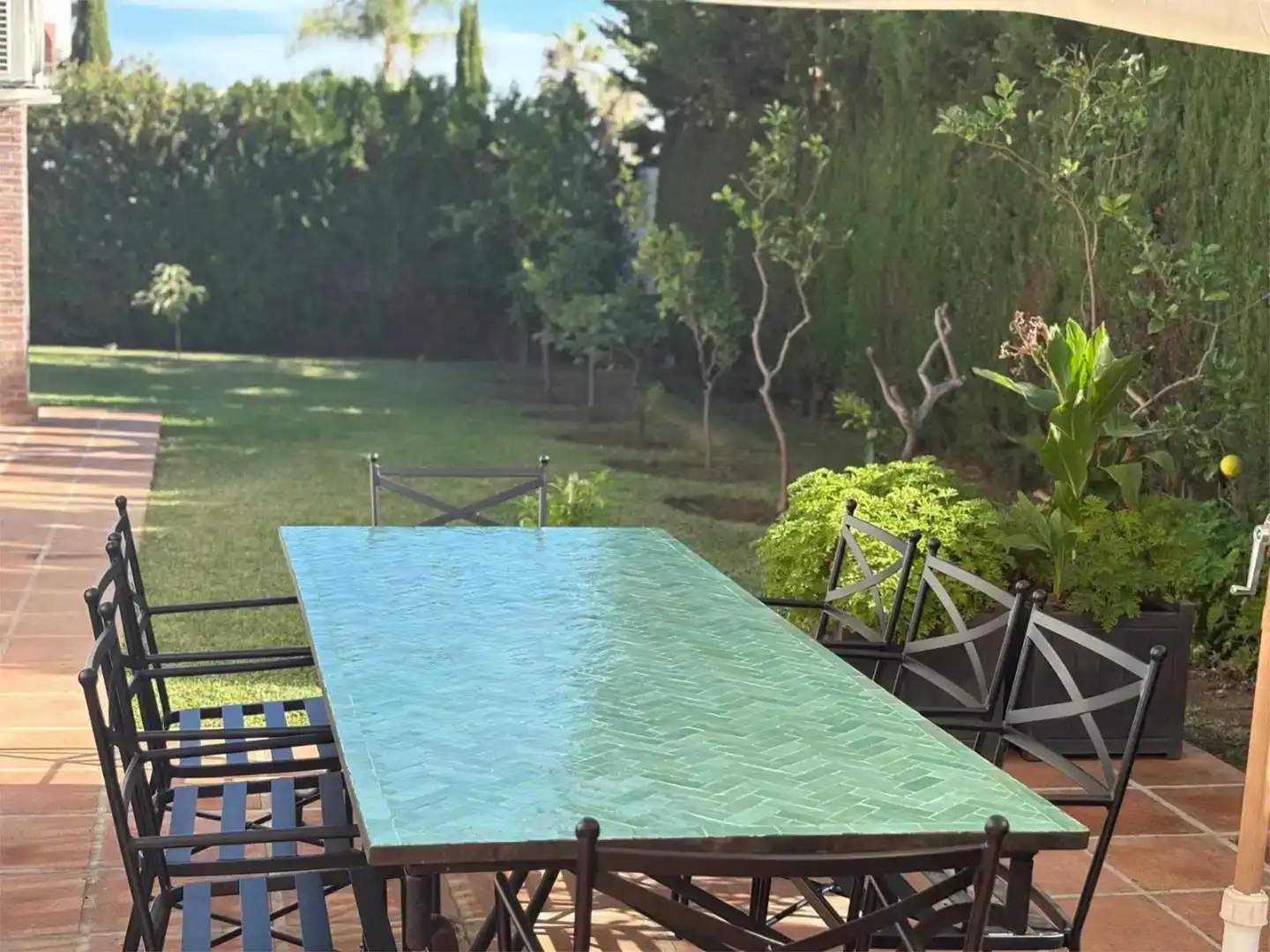 Garden of Houses for sale in Marbella  with Private garden, Storage room and Swimming Pool