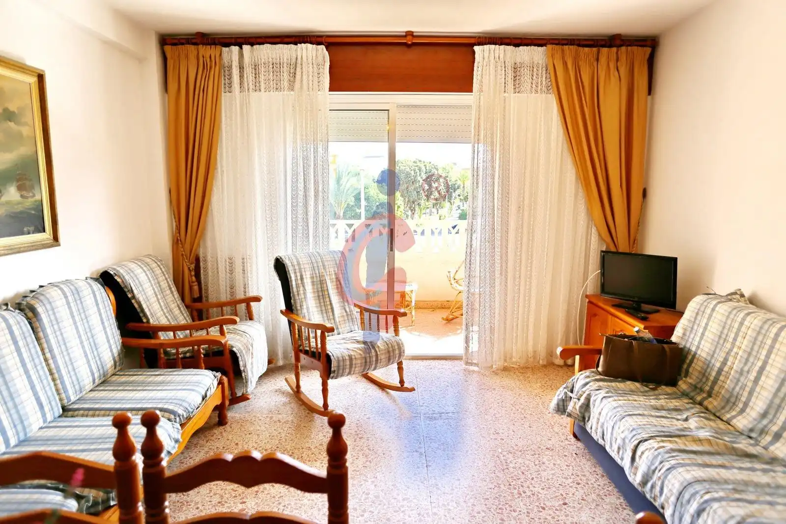 Sala de estar de Apartamento en venta en Torrevieja con Terraza y Amueblado