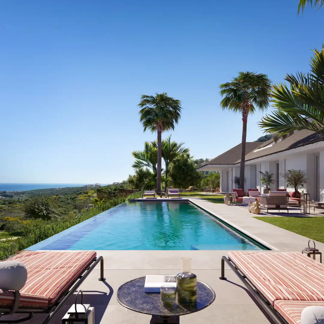 Piscina de Casa o chalet en venta en Casares con Aire acondicionado, Jardín privado y Parquet