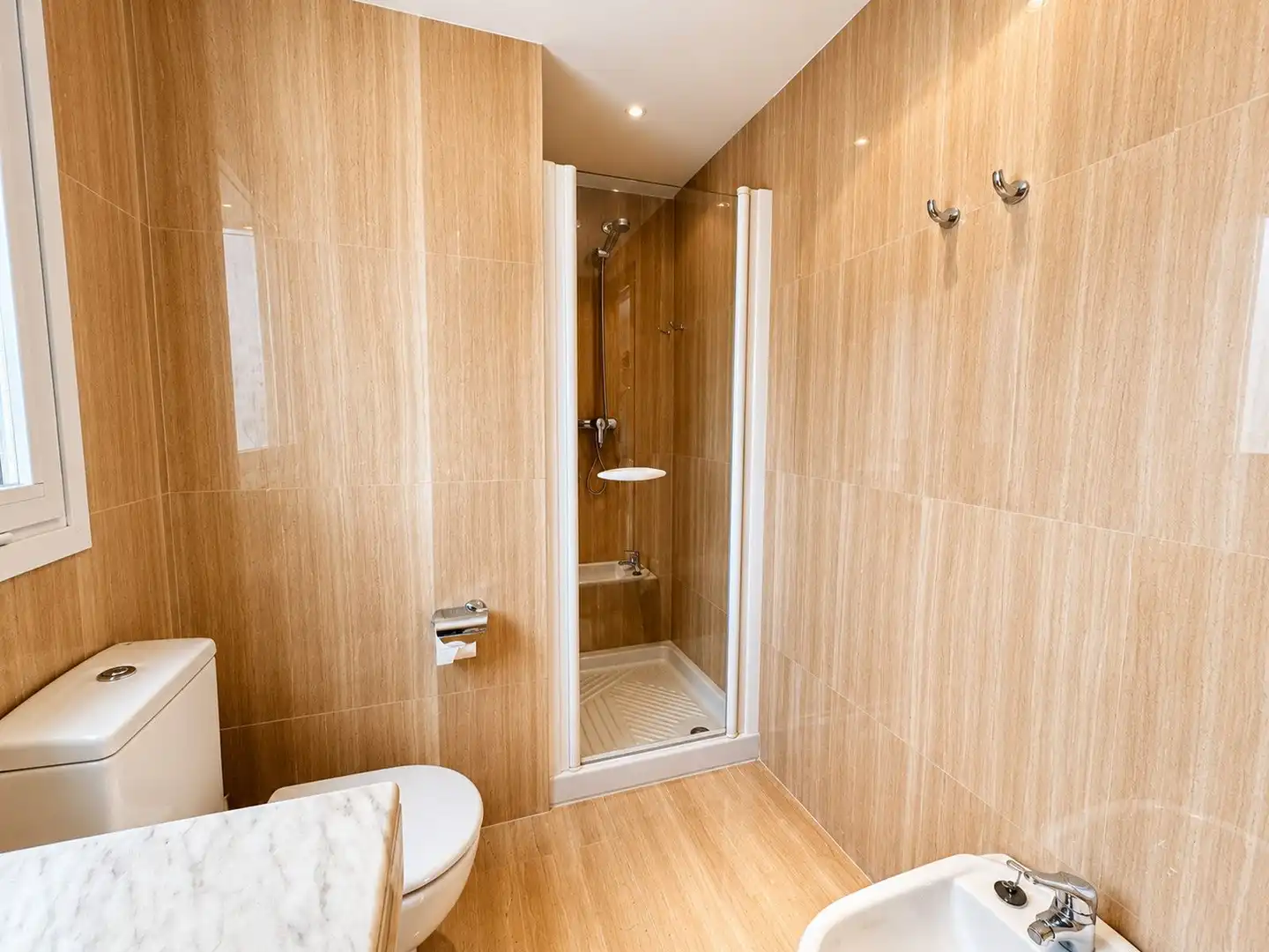 Baño de Apartamento en venta en Calpe / Calp con Aire acondicionado, Calefacción y Jardín privado