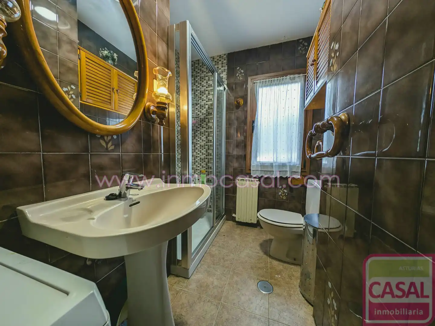 Badezimmer von Wohnung zum Verkauf in Mieres (Asturias) mit Heizung, Abstellraum und Möbliert