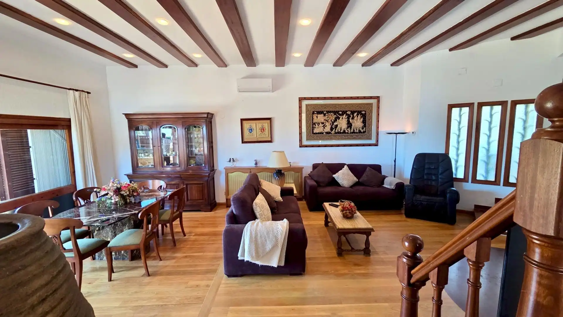 Sala d'estar de Casa o xalet en venda en Lloret de Mar amb Aire condicionat, Calefacció i Jardí privat