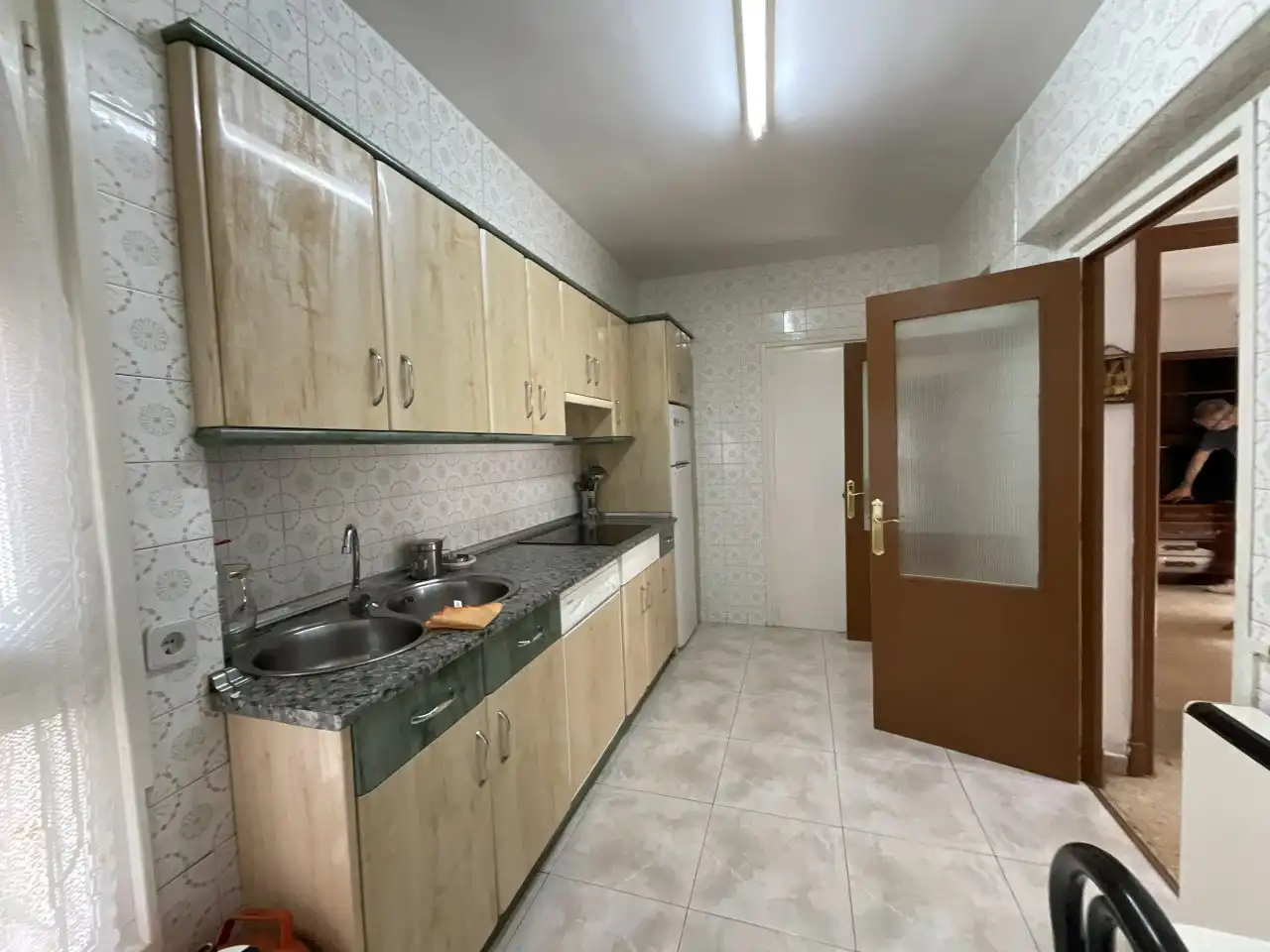 Kitchen of Flat for sale in Santo Domingo de la Calzada  with Heating, Furnished and Balcony
