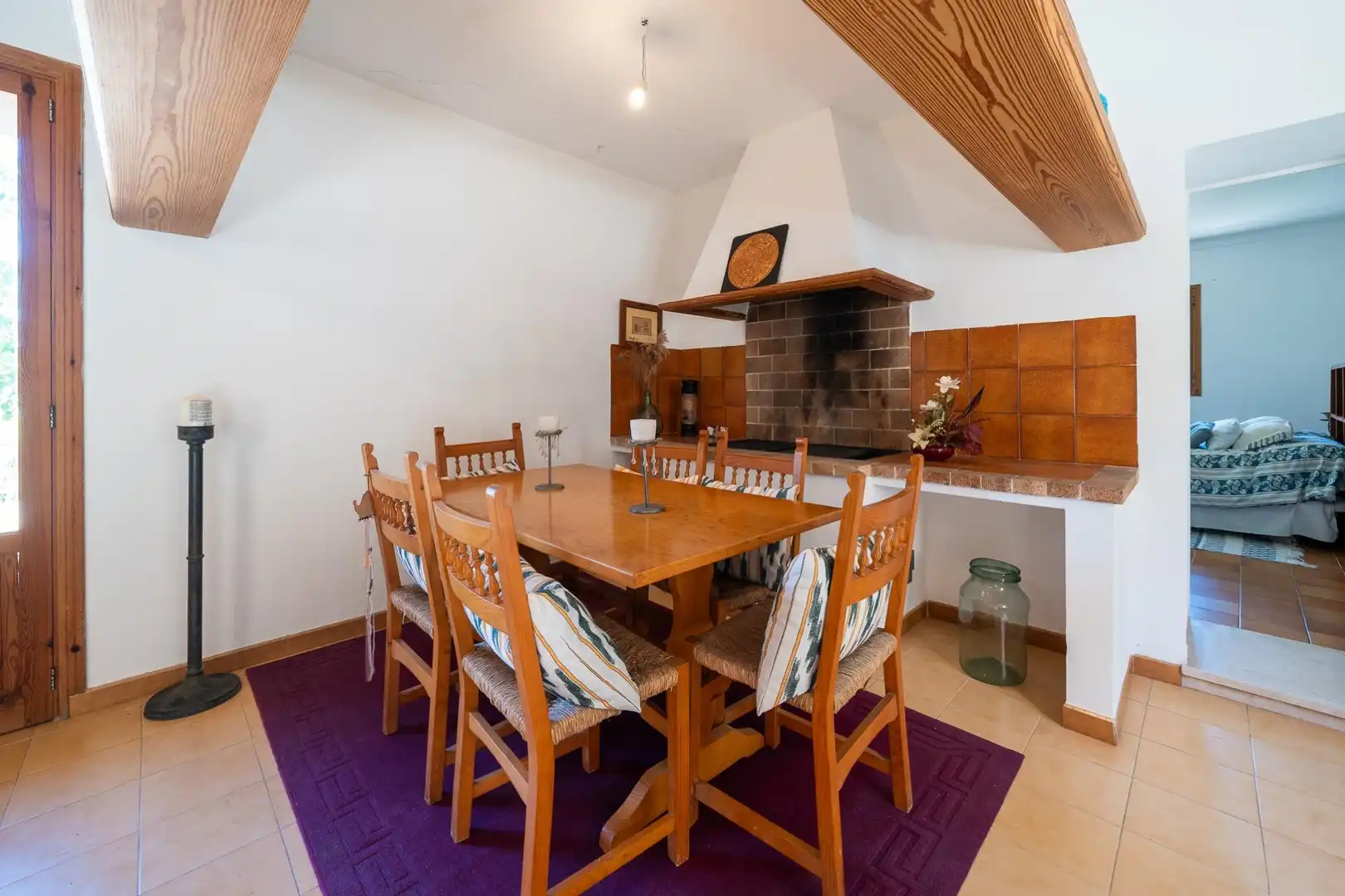 Comedor de Finca rústica en venta en Sant Joan con Jardín privado, Terraza y Trastero