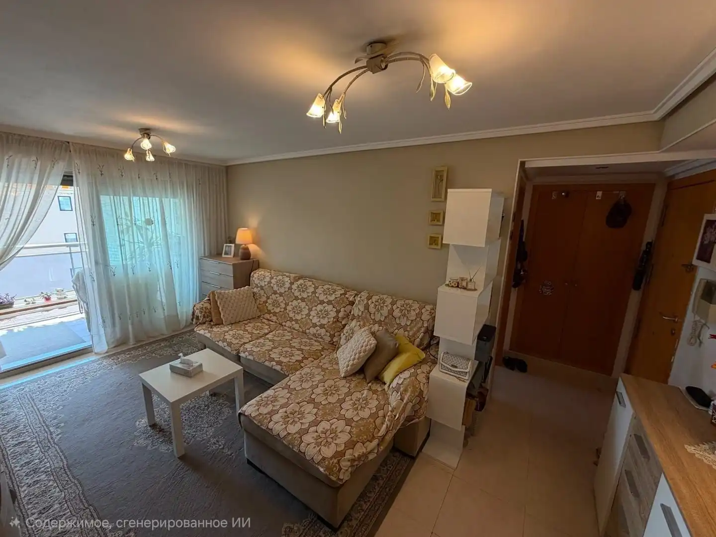 Living room of Flat for sale in Villajoyosa / La Vila Joiosa  with Air Conditioner and Community pool