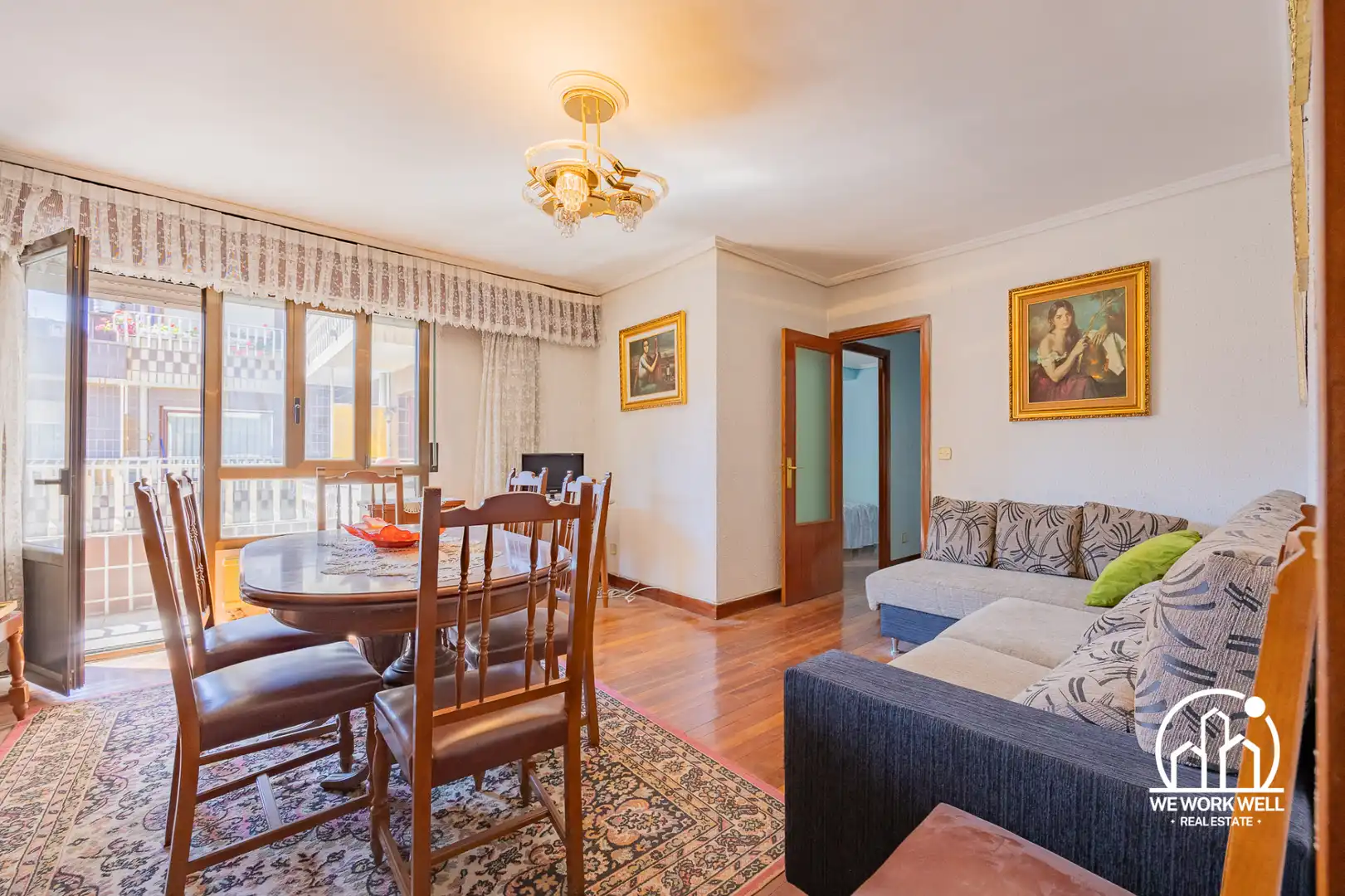 Sala de estar de Piso en venta en Bilbao  con Calefacción, Amueblado y Horno