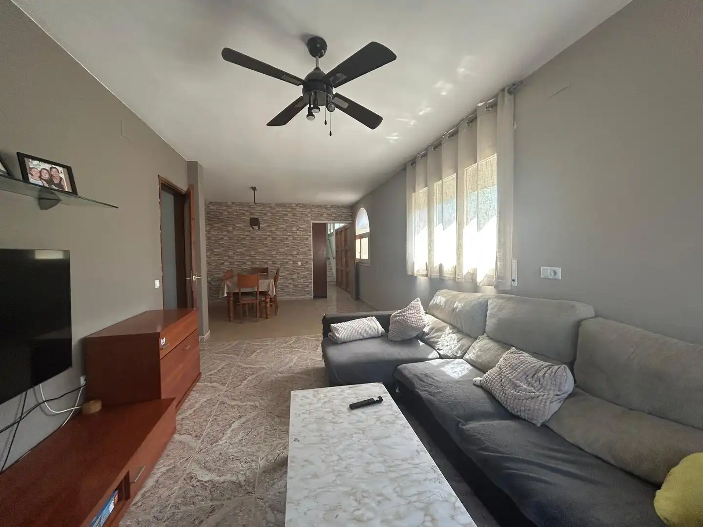 Living room of Houses for sale in La Pobla de Claramunt  with Private garden and Storage room