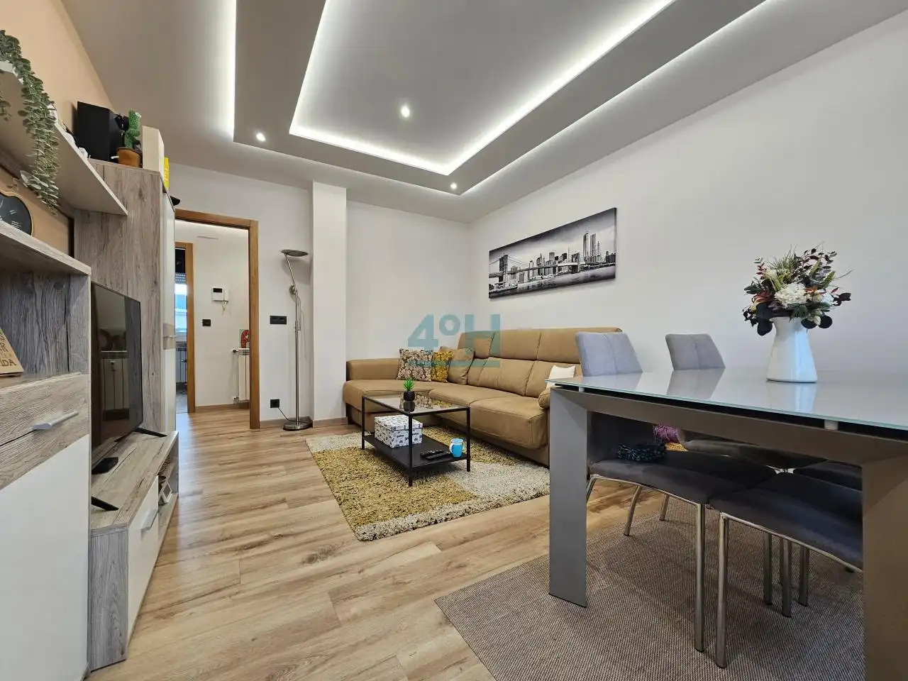 Sala de estar de Piso en venta en Ourense Capital  con Aire acondicionado, Calefacción y Trastero