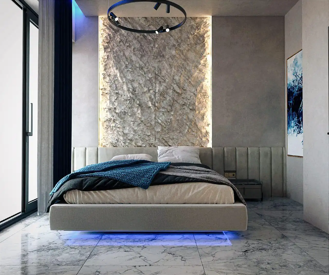 Bedroom of Detached homes for sale in Lloret de Mar  with Air Conditioner, Private garden and Parquet flooring