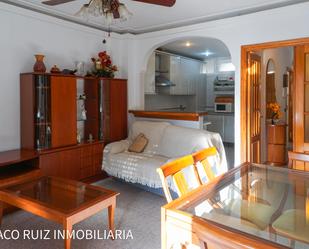 Living room of Single-family semi-detached for sale in  Almería Capital  with Air Conditioner and Balcony