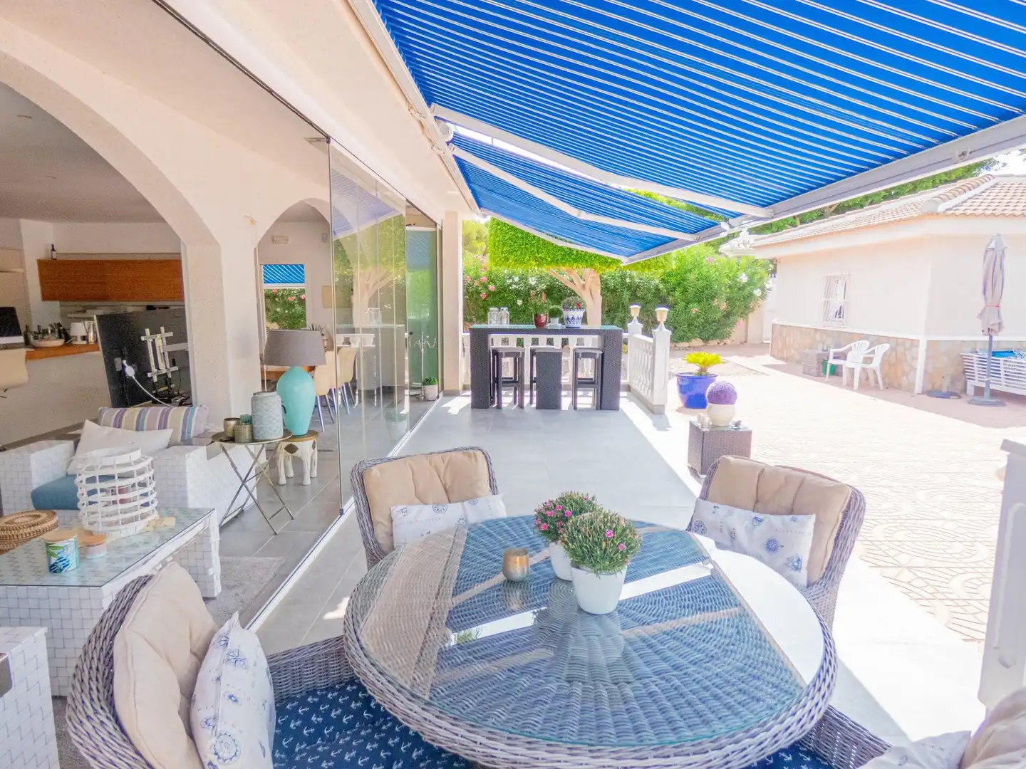 Terraza de Casa o chalet en venta en Rojales con Jardín privado, Terraza y Piscina