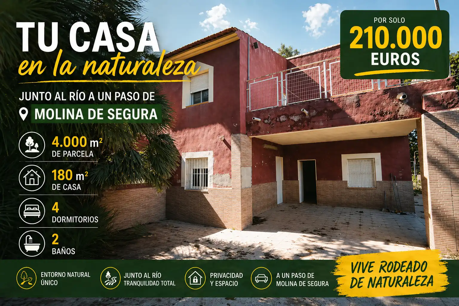 Exterior view of Houses for sale in Molina de Segura