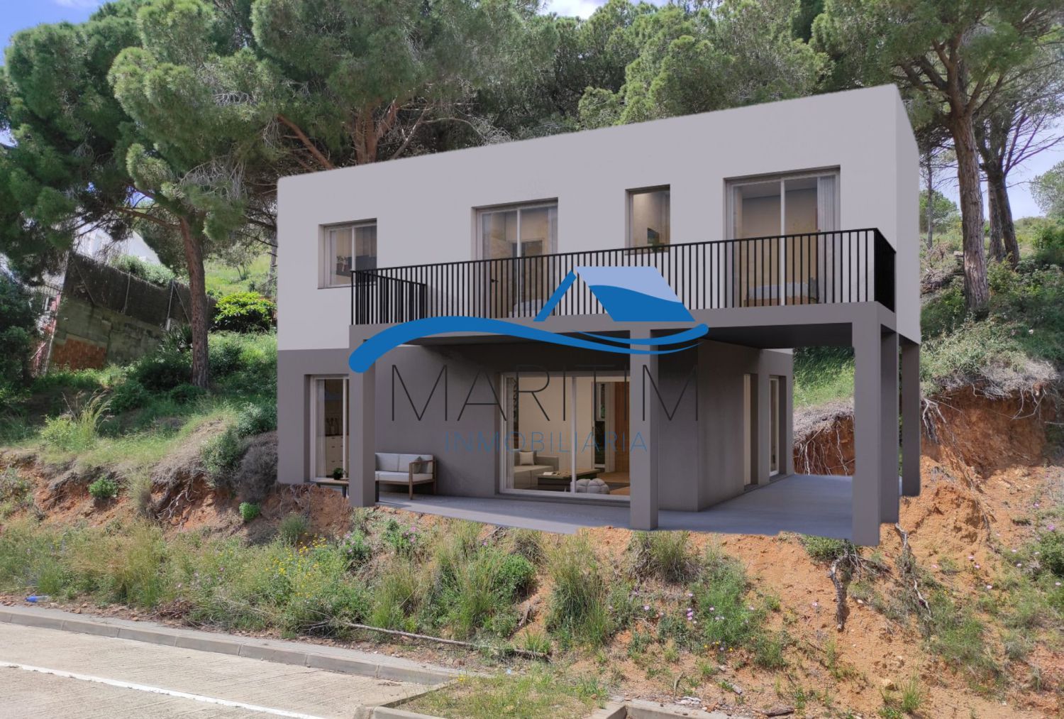 Vista exterior de Residencial en venda en Pineda de Mar