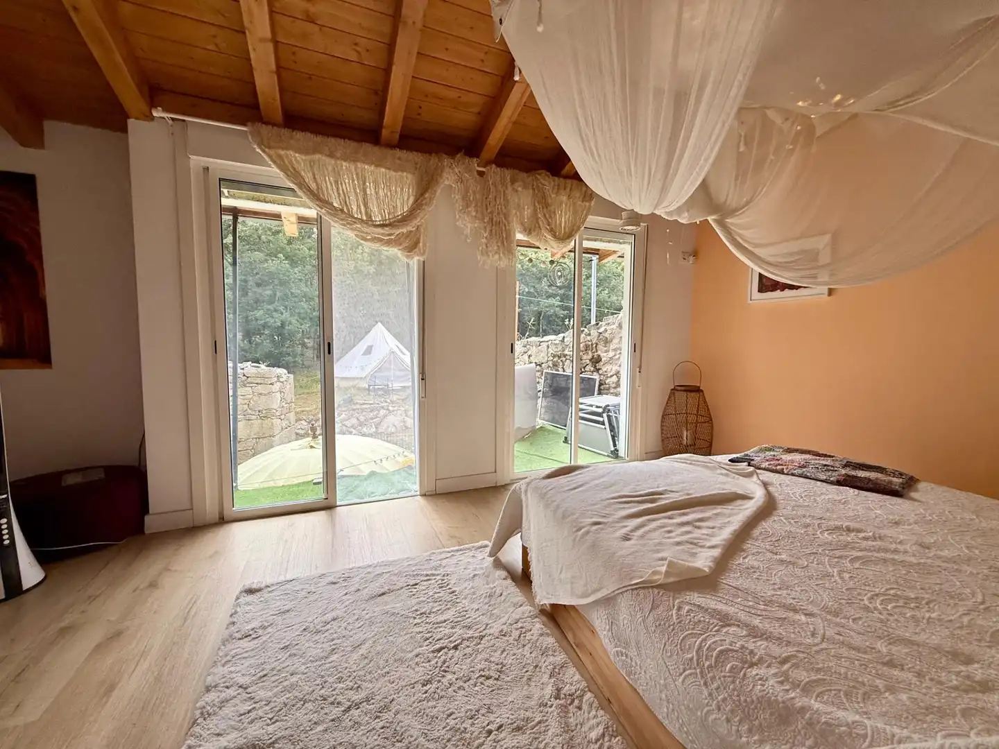 Habitación de Casa o chalet en venta en Sober con Jardín privado, Piscina y Amueblado
