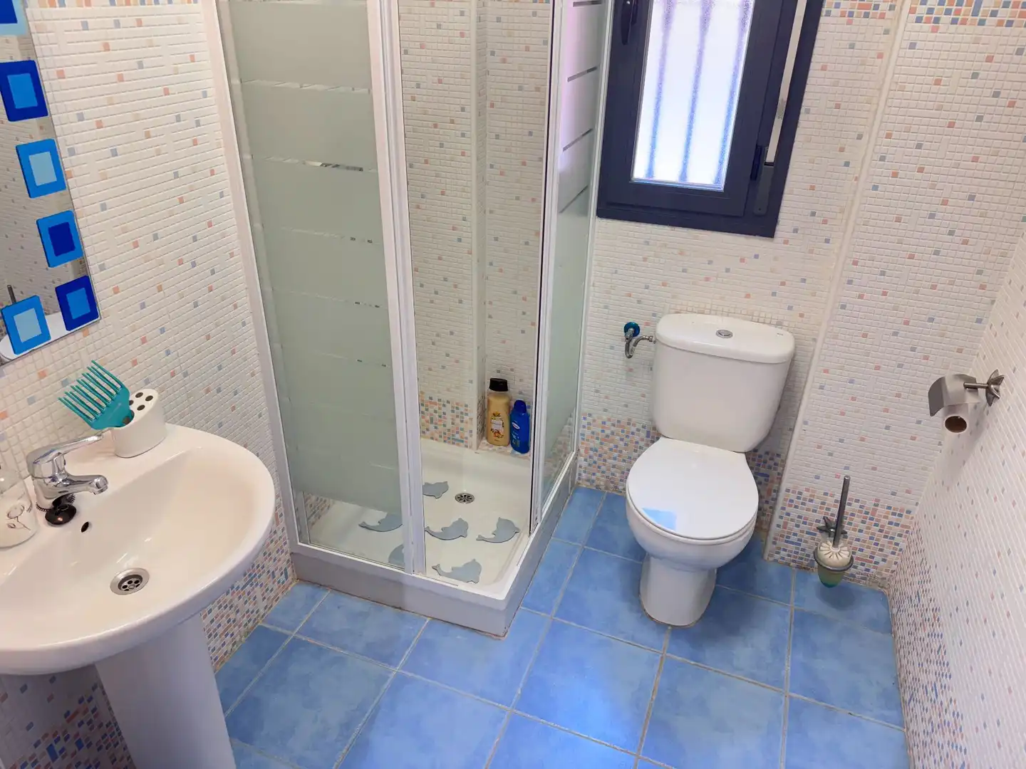 Baño de Casa o chalet en venta en Roquetas de Mar con Aire acondicionado, Jardín privado y Terraza