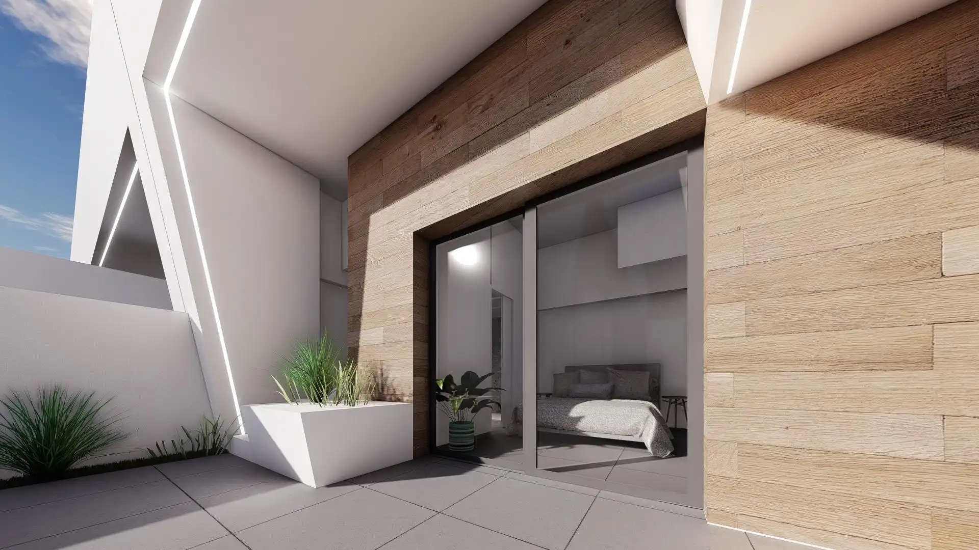 Dormitori de Casa o xalet en venda en Alhama de Murcia amb Jardí privat, Terrassa i Traster