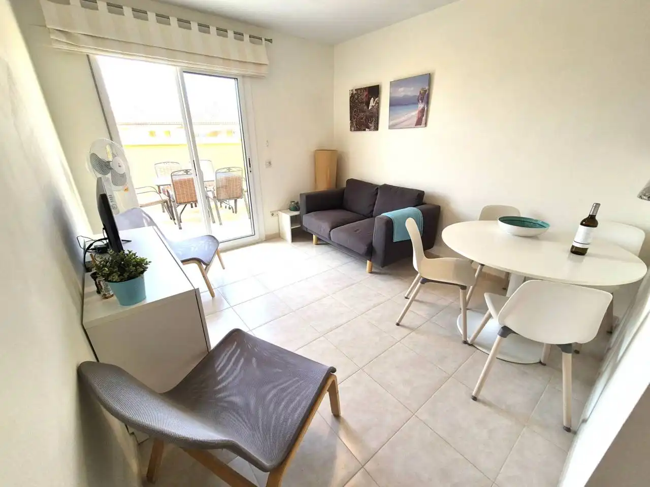 Sala d'estar de Àtic en venda en Alcalà de Xivert amb Aire condicionat, Calefacció i Terrassa