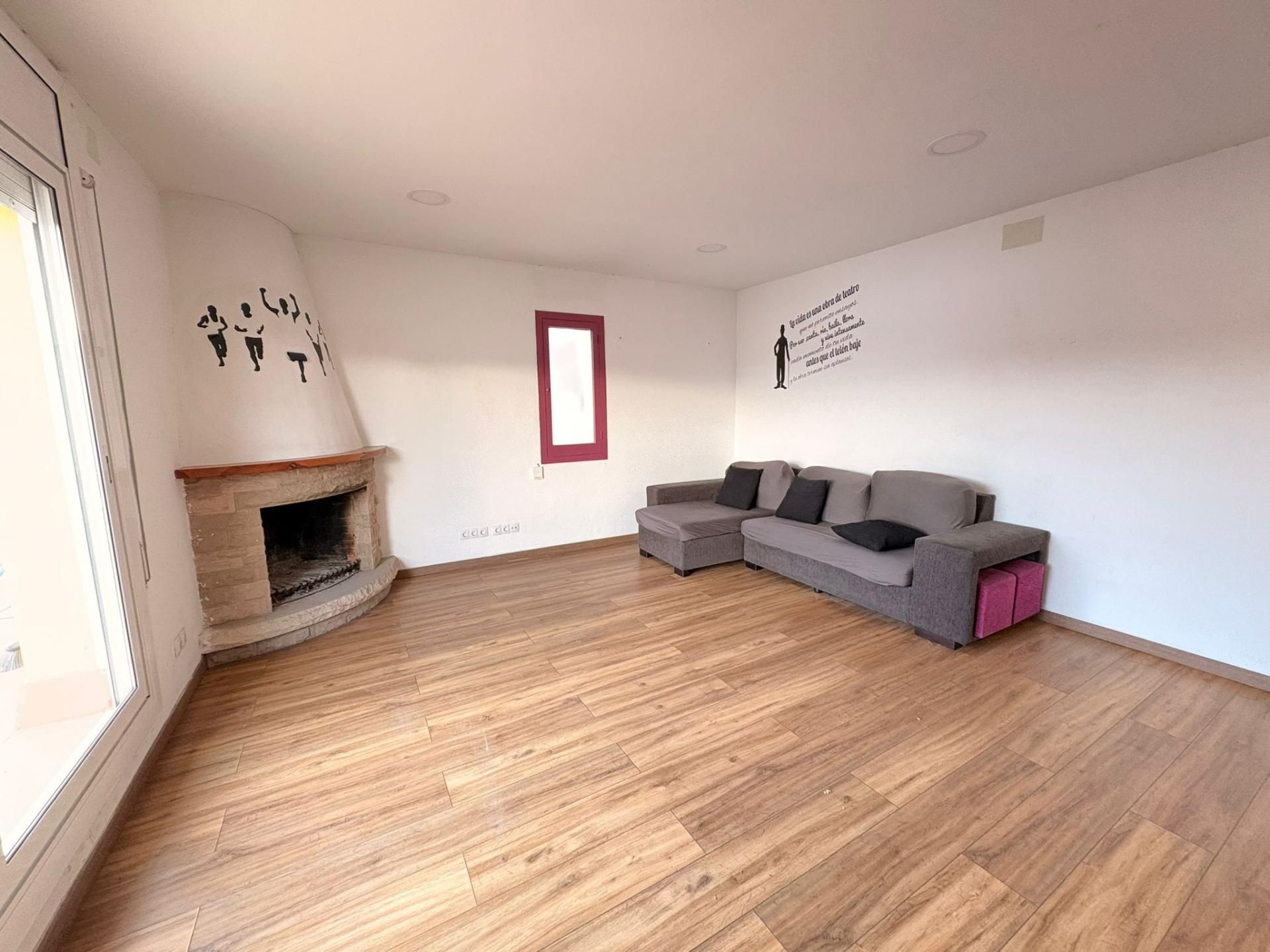 Sala de estar de Ático en venta en Granollers con Terraza