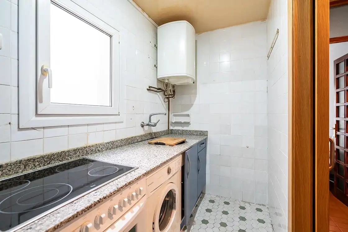 Kitchen of Flat for sale in Suances  with Heating, Terrace and Furnished