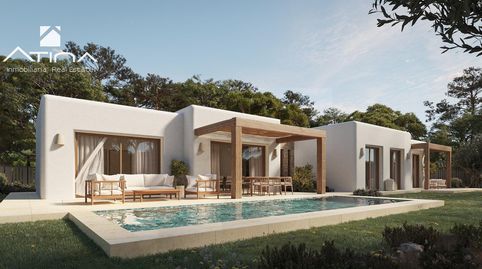 Villa Ibicenca en Benissa con Piscina y a 1 km de la Playa