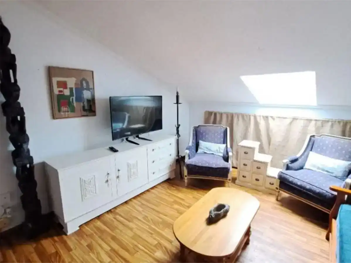 Sala d'estar de Pis de lloguer en Pontevedra Capital  amb Moblat