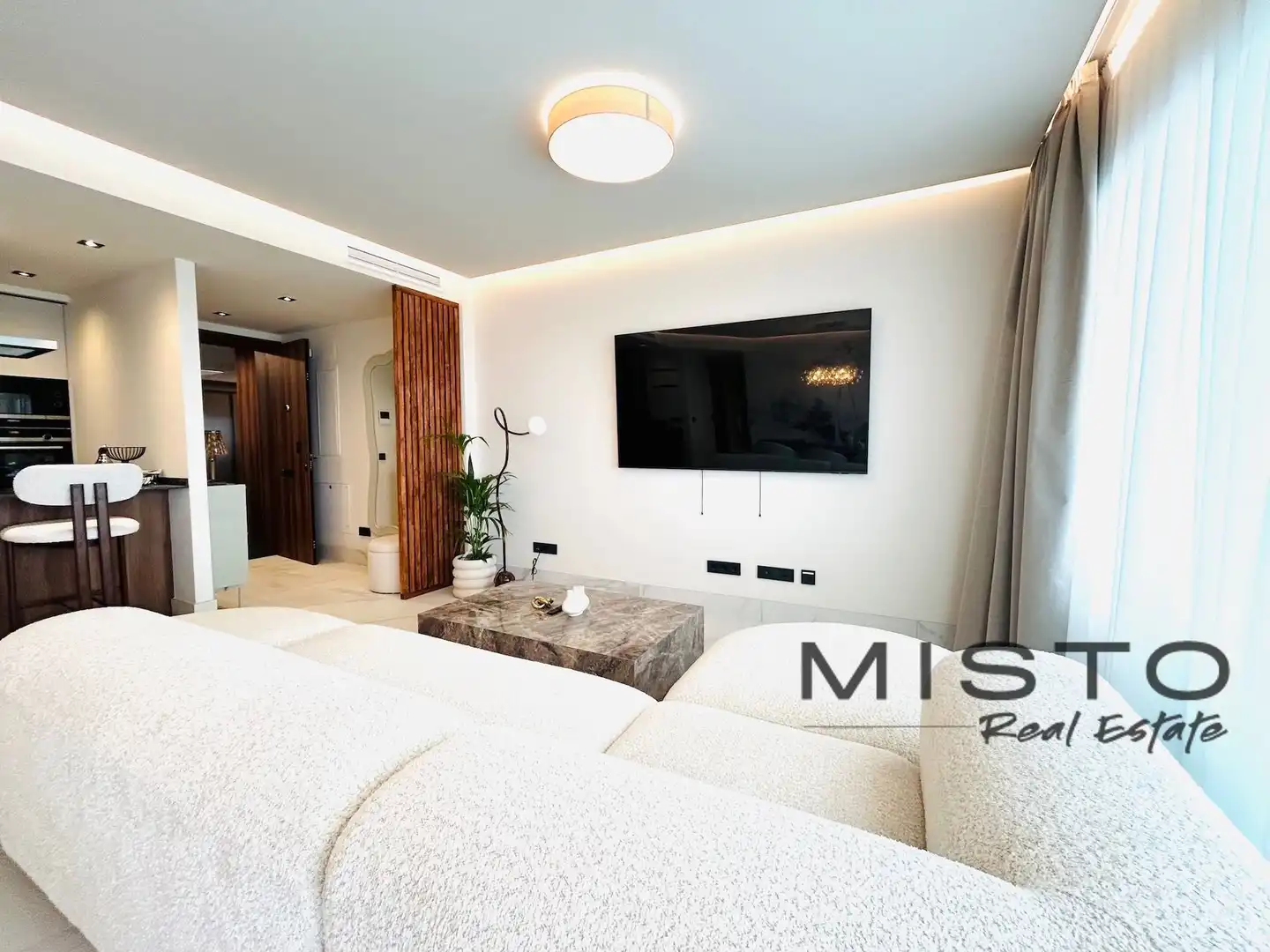 Living room of Flat for sale in San Pedro de Alcántara