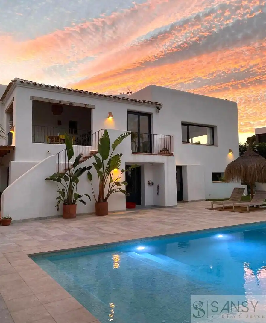 Exterior view of Houses for sale in Jávea / Xàbia  with Air Conditioner, Heating and Terrace