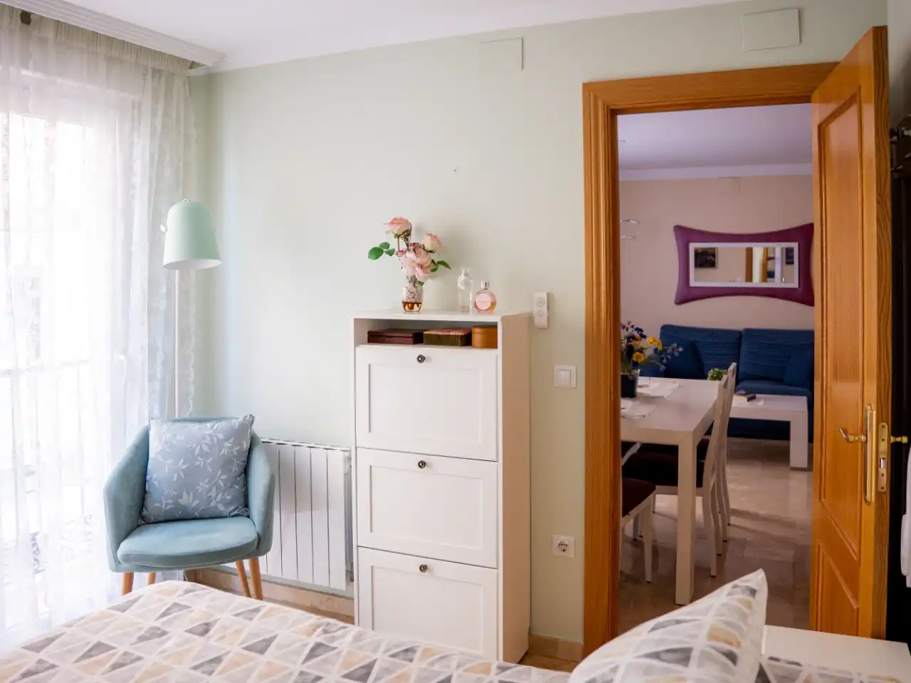 Bedroom of Flat for sale in Maracena  with Air Conditioner, Terrace and Balcony