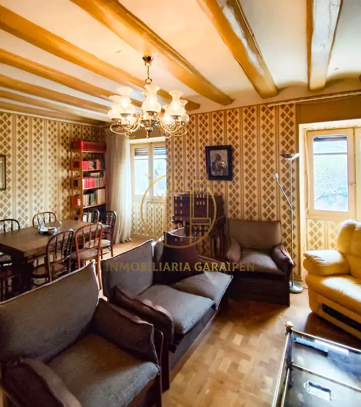 Wohnzimmer von Haus oder Chalet zum Verkauf in Aibar / Oibar mit Terrasse und Balkon