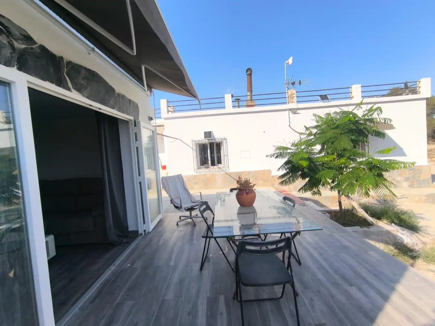 Terraza de Casa o chalet en venta en Agost con Aire acondicionado, Jardín privado y Terraza