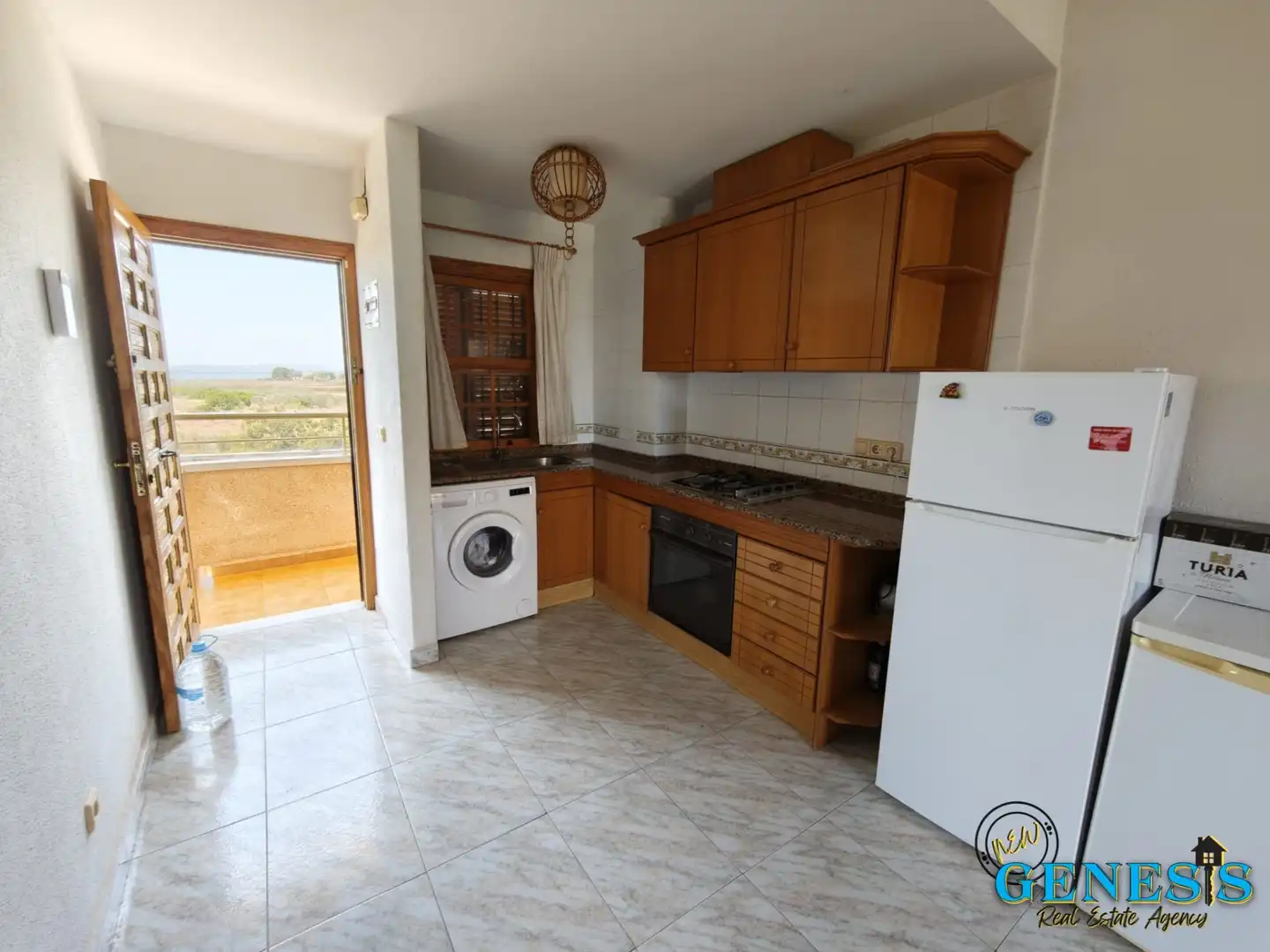 Cocina de Apartamento en venta en Guardamar del Segura con Amueblado, Horno y Lavadora