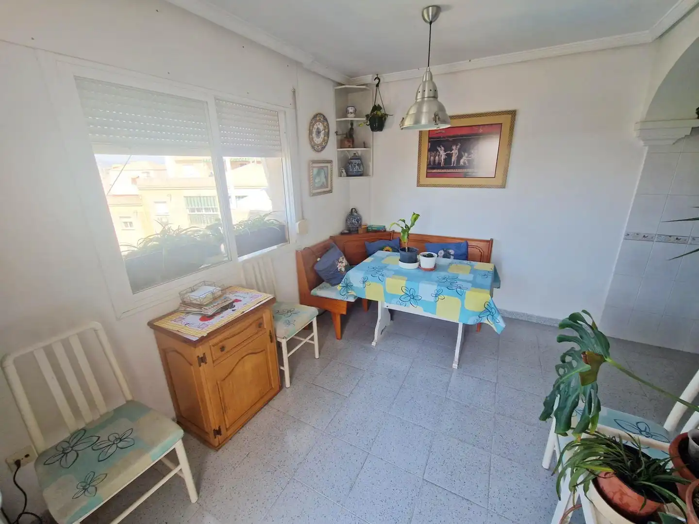 Menjador de Àtic en venda en Málaga amb Aire condicionat, Calefacció i Jardí privat