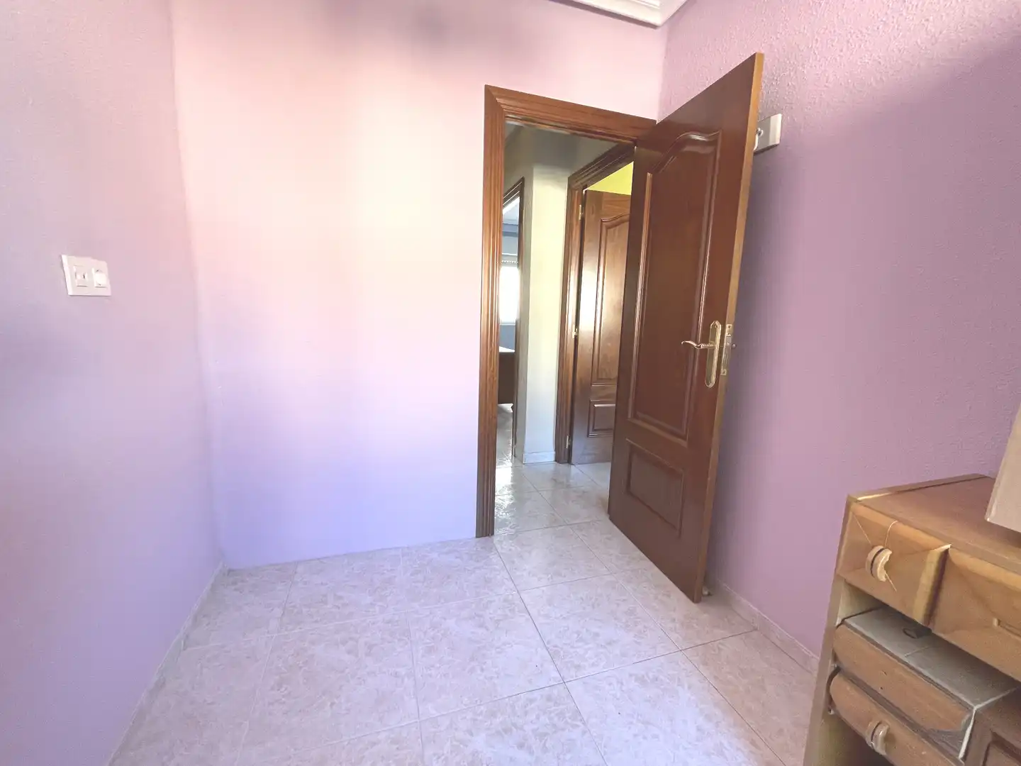 Schlafzimmer von Wohnung zur Miete in Salamanca mit Heizung, Möbliert und Balkon
