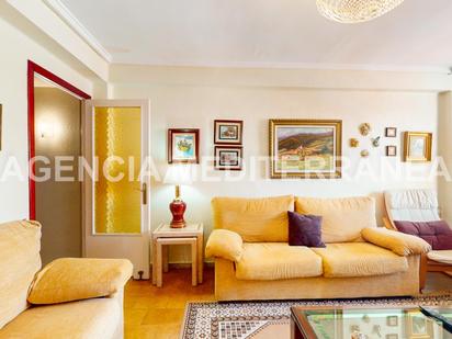 Living room of Flat for sale in  Valencia Capital  with Air Conditioner, Terrace and Balcony