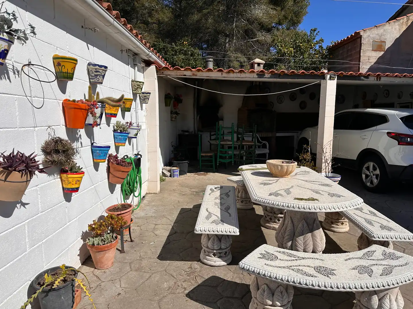 Terraza de Casa o chalet en venta en Els Pallaresos con Aire acondicionado, Calefacción y Jardín privado