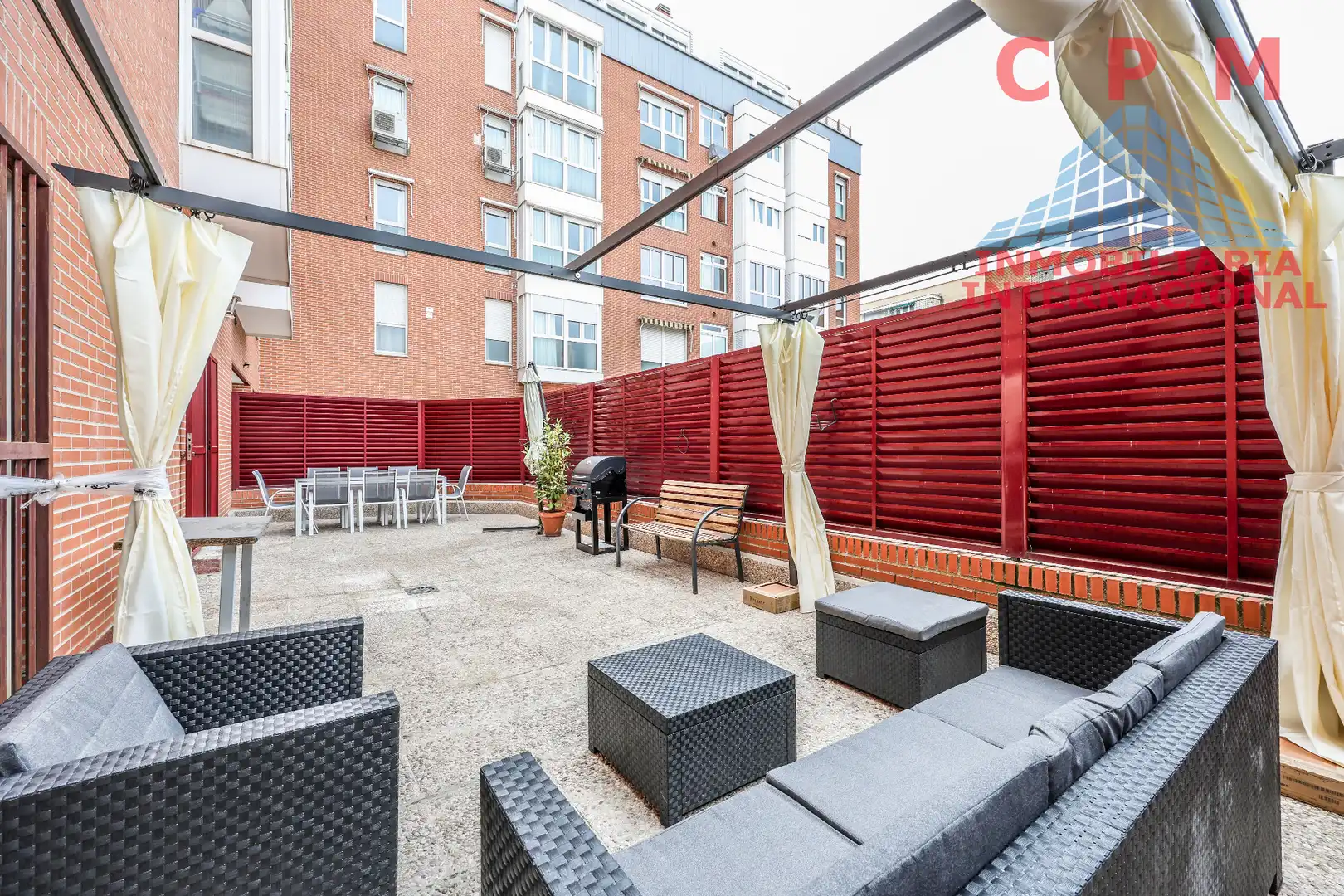 Terraza de Piso de alquiler en  Madrid Capital con Aire acondicionado, Calefacción y Parquet