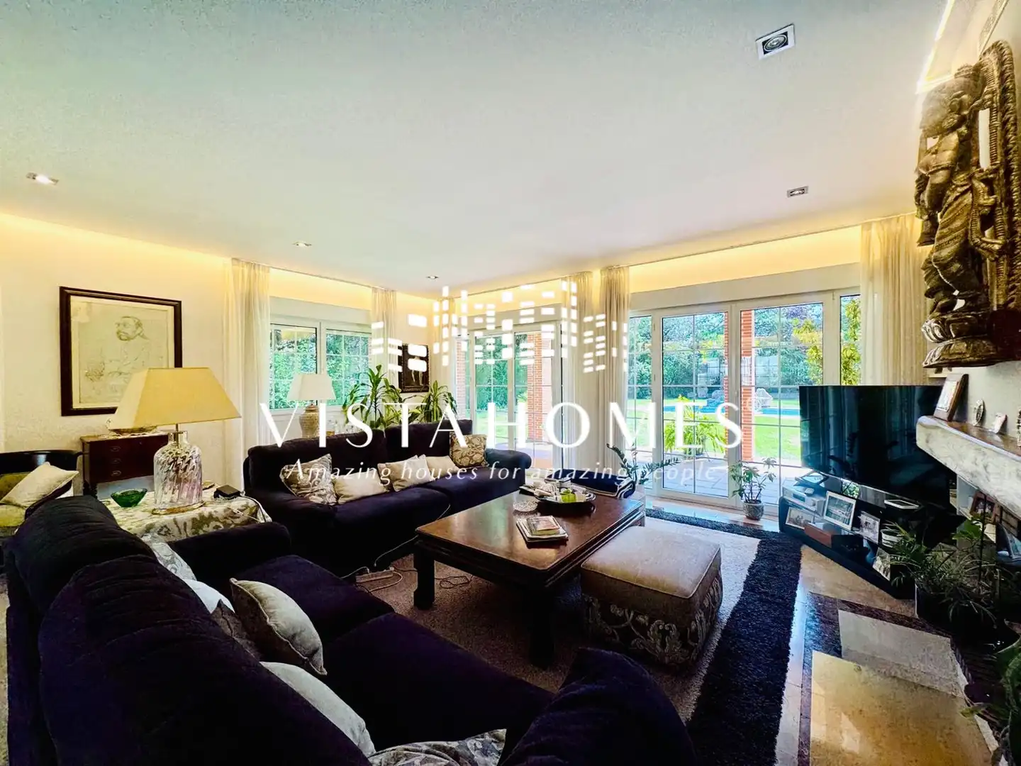 Living room of Houses for sale in Ciudalcampo  with Air Conditioner, Heating and Private garden