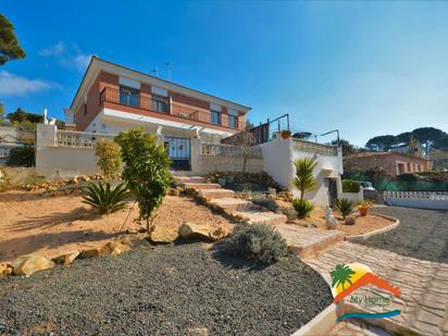 Exterior view of House or chalet for sale in Maçanet de la Selva  with Air Conditioner, Heating and Private garden