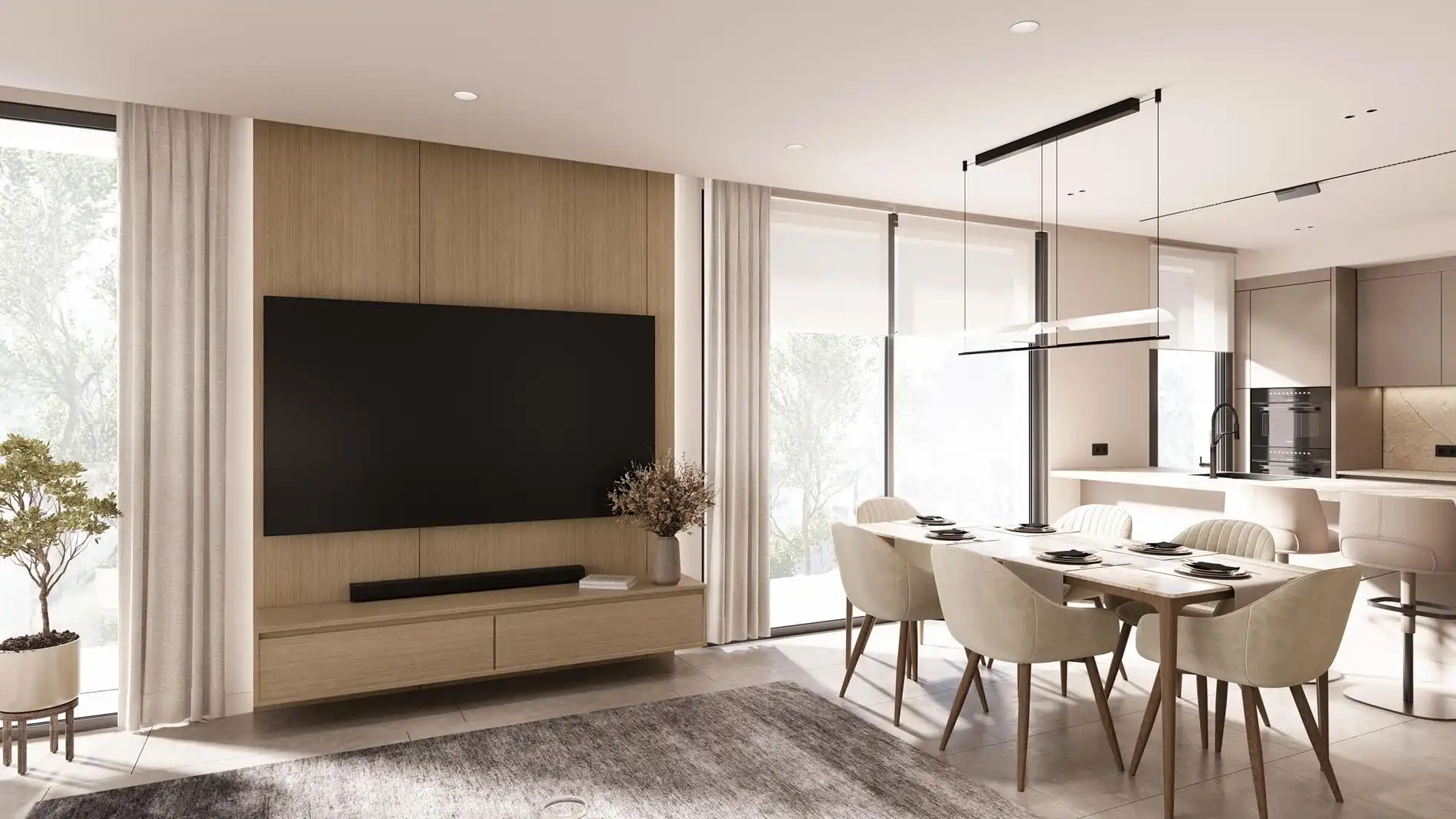 Living room of Apartments for sale in Estepona  with Air Conditioner, Heating and Private garden