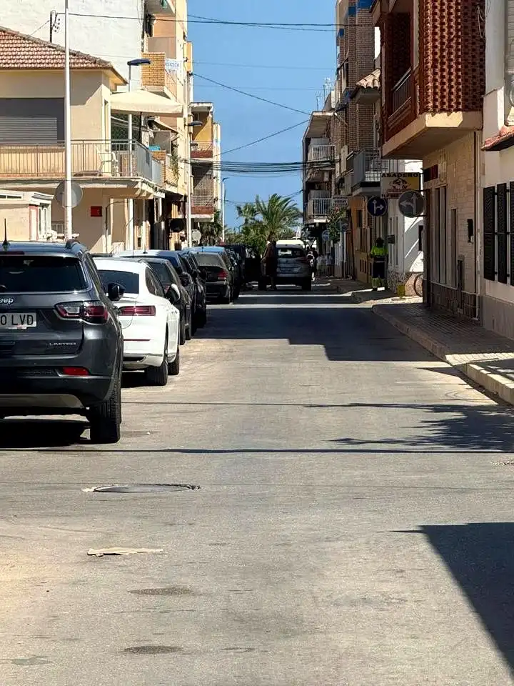 Vista exterior de Casa o xalet en venda en San Pedro del Pinatar amb Terrassa