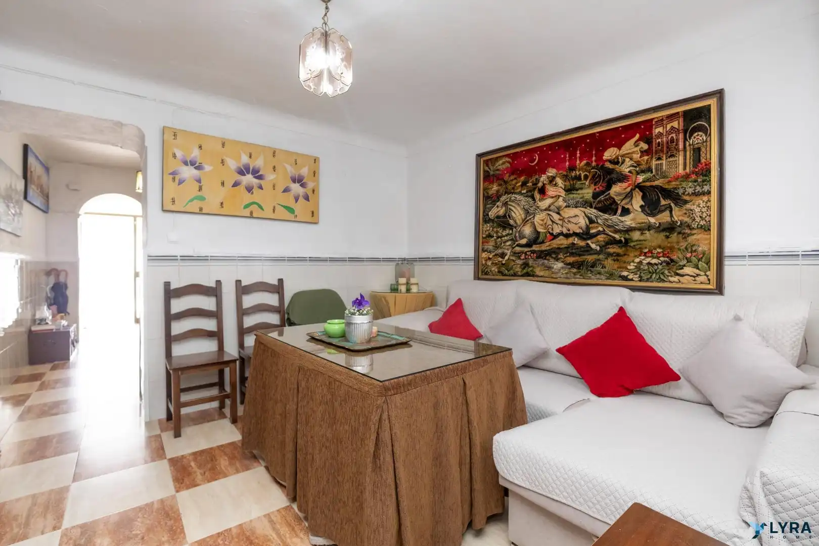 Sala d'estar de Casa o xalet en venda en Las Cabezas de San Juan amb Aire condicionat, Traster i Balcó