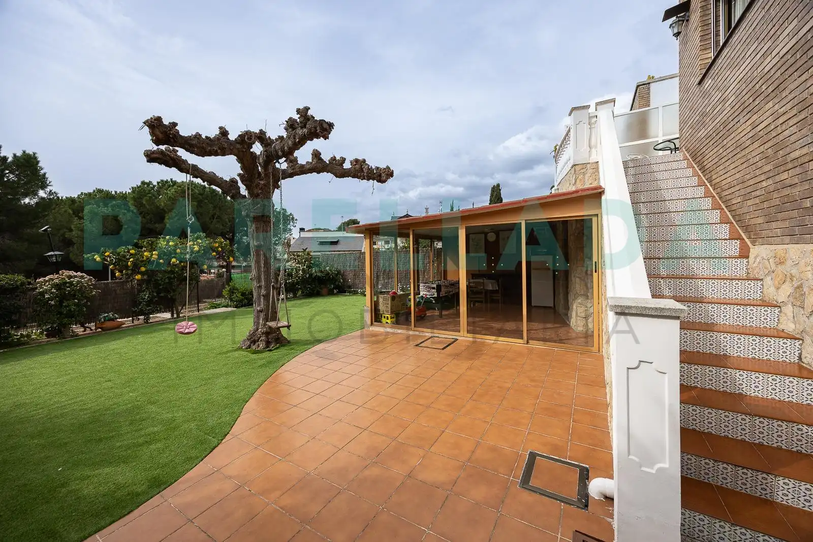 Jardín de Casa o chalet en venta en Badalona con Aire acondicionado, Calefacción y Jardín privado