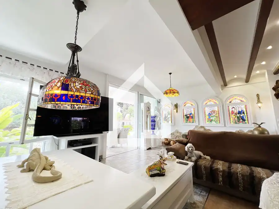 Living room of Houses for sale in San Vicente del Raspeig / Sant Vicent del Raspeig  with Air Conditioner, Heating and Private garden