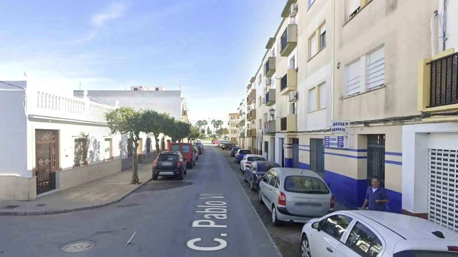 Vista exterior de Piso en venta en Lepe