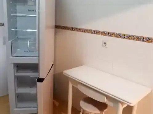 Kitchen of Flat for rent in Valladolid  with Parquet flooring and Storage room