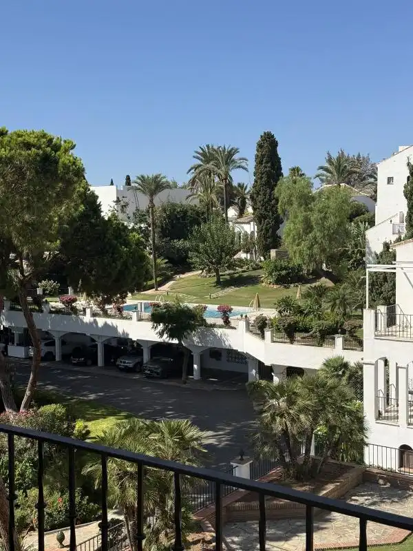 Exterior view of Flat for rent in Marbella  with Air Conditioner, Heating and Private garden