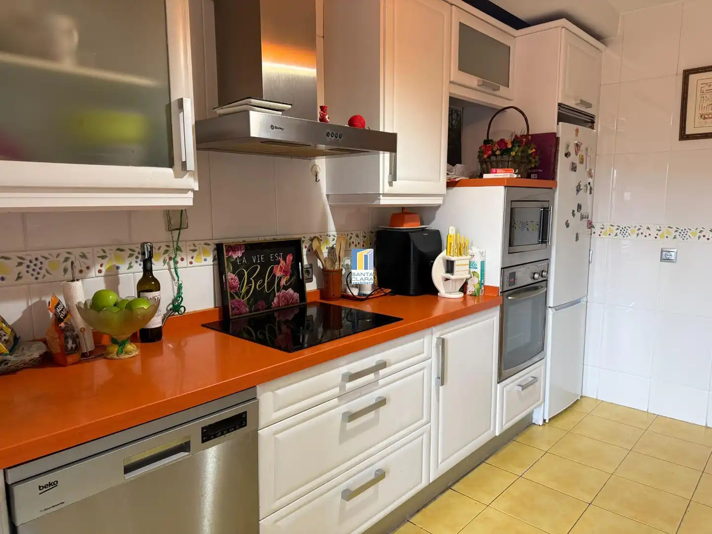 Kitchen of Flat for sale in Zamora Capital   with Parquet flooring, Terrace and Balcony